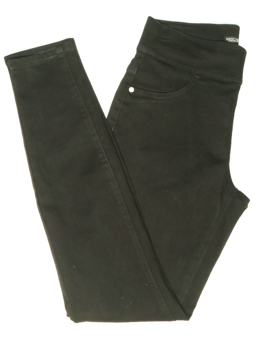 Simply Vera Vera Wang Jegging Jeans Black Solid Size 4